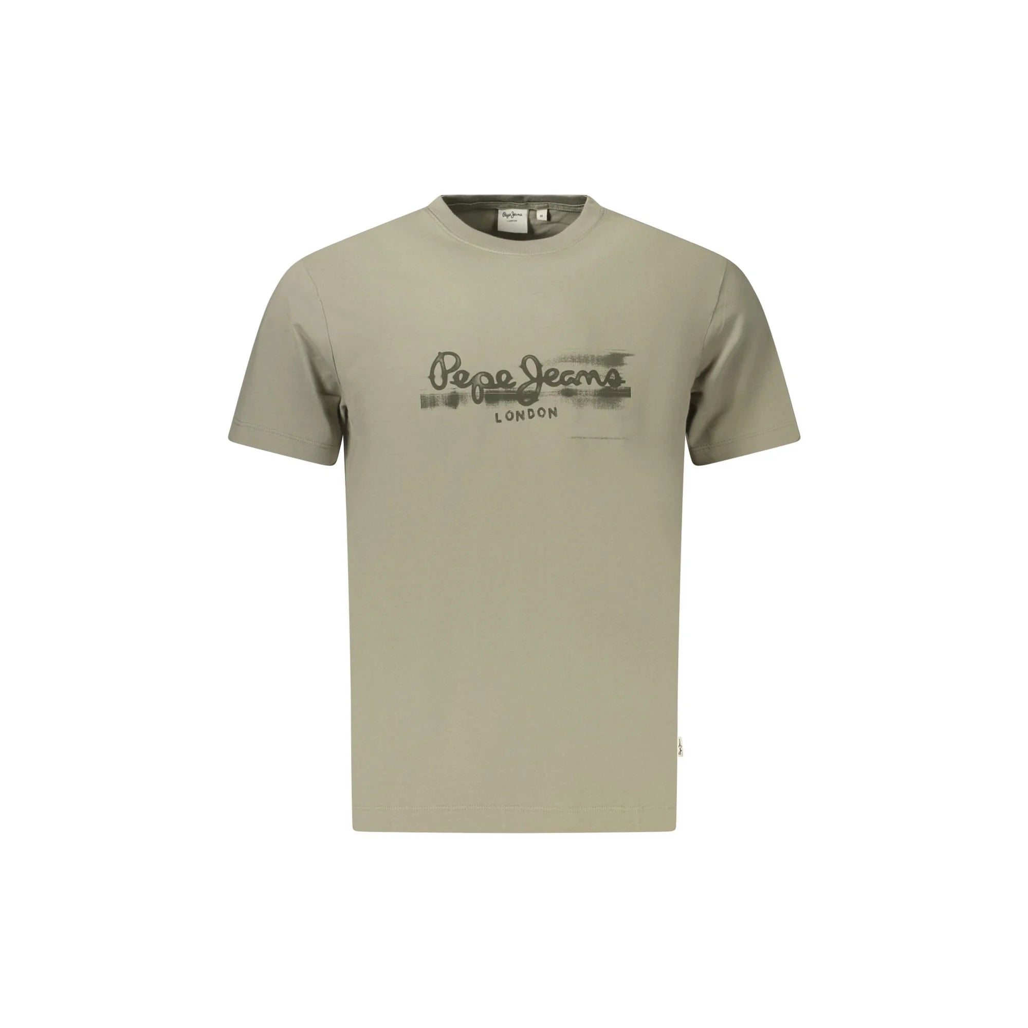 Pepe Jeans T-Shirt Maniche Corte Uomo Verdi Stampa Logo Verde - foto prodotto